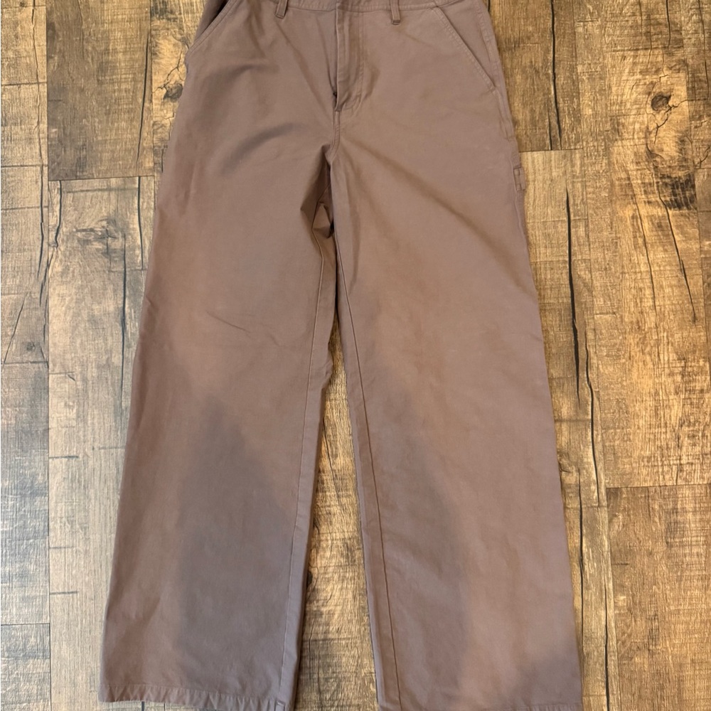 Women’s Brown Straight-Leg Pants